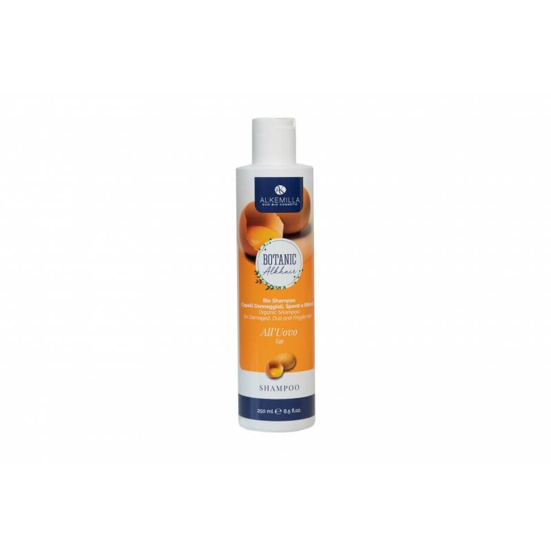 Egg Shampoo Alkemilla Shampoo  Available on Yumibio.com