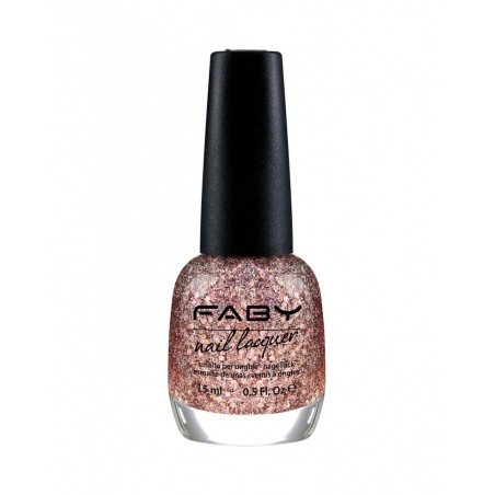 Faby Nails  Smalto Rosa Glitter - A Perfect Day  Smalti