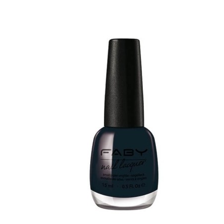 Vernis à Ongles Bleu Nuit-Bain de Minuit Faby Nails Vernis   Disponible sur Yumibio.com