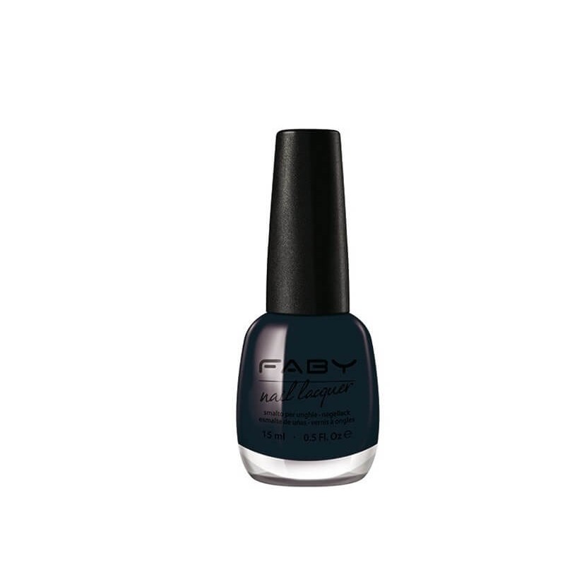 Vernis à Ongles Bleu Nuit-Bain de Minuit Faby Nails Vernis   Disponible sur Yumibio.com