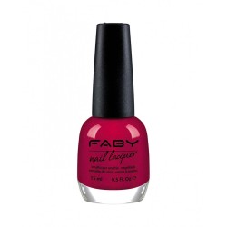 Carmine Red Enamel-Red At Night... Faby Nails Enamels  Available on Yumibio.com