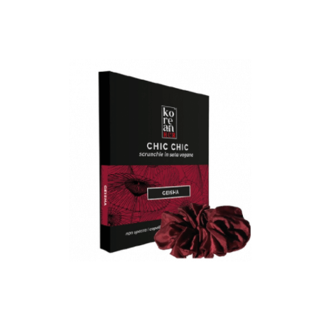 Chouchou en soie Vegan-Geisha Gentleaf Brosses et peignes   Disponible sur Yumibio.com