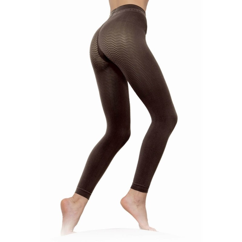 Solidea- Leggings Anticellulite  Leggins Micromassaggiante Anticellulite Nero - Taglia 3 ML  Leggins Anticellulite