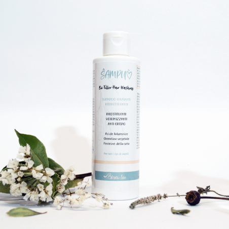 Shampooing BioFiller L'Acide Hyaluronique Bisou Bio Shampooing Cheveux secs et traités   Disponible sur Yumibio.com