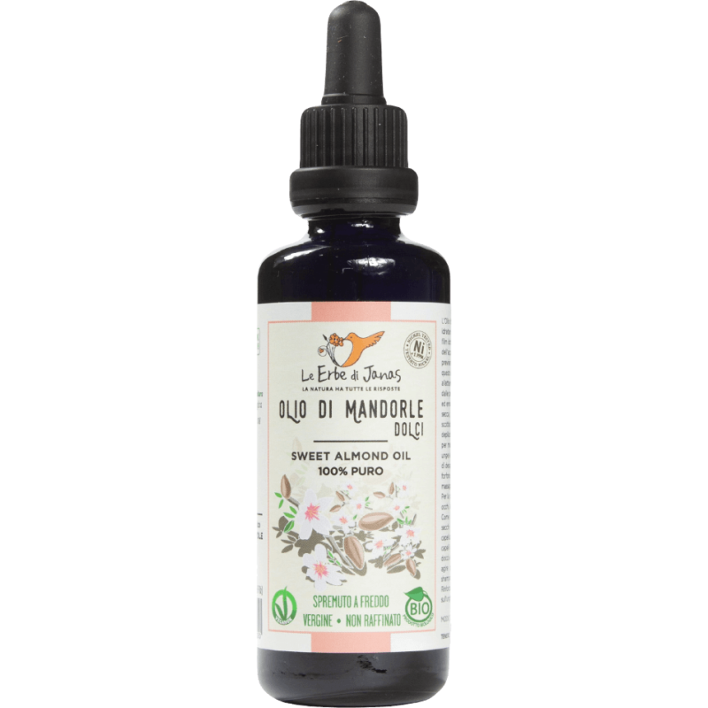 L'huile d'Amande douce Le Erbe di Janas Huiles et de Macération   Disponible sur Yumibio.com