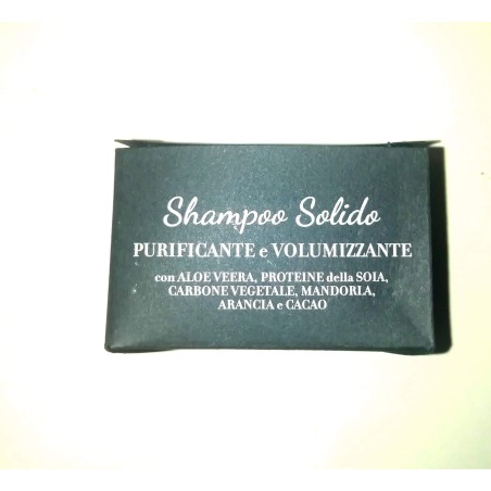 Shampooing Solide de Carbone activé Parentesi Bio Shampooing Solide   Disponible sur Yumibio.com