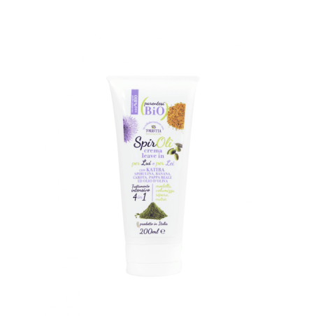 Crème de Laisser Dans l'Algue Spiruline - SpirOlì Parentesi Bio Style   Disponible sur Yumibio.com