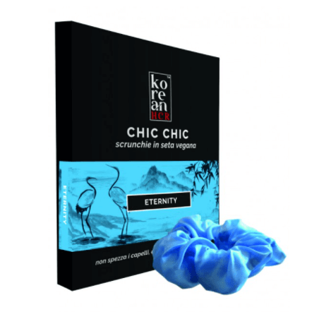 Vegan silk Scrunchie - Eternity Gentleaf Brushes and Combs  Available on Yumibio.com