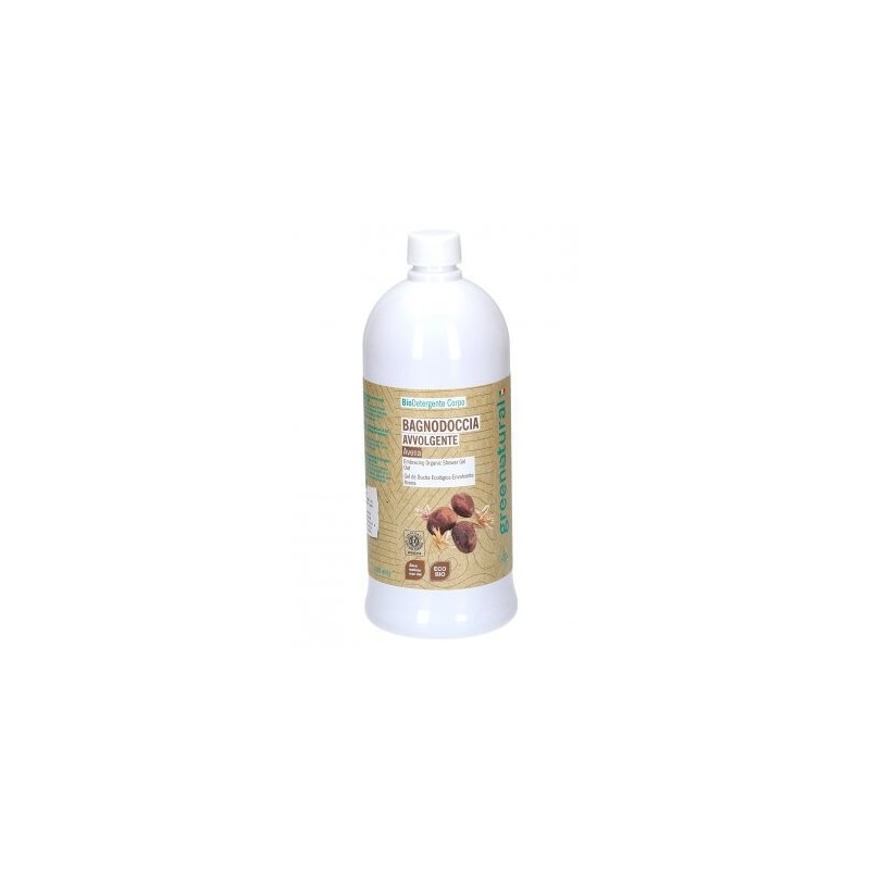 Greenatural  Bagnodoccia Avena e Burro di Karitè 1 LT  Bagnoschiuma Bio