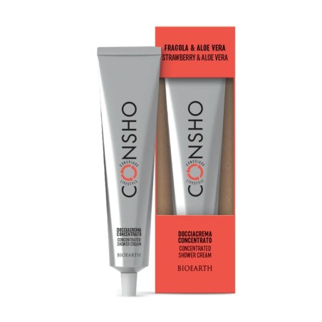 Crème de bain concentrée à la fraise et à l'aloès CONSHO Bioearth Salle de bains et douche   Disponible sur Yumibio.com