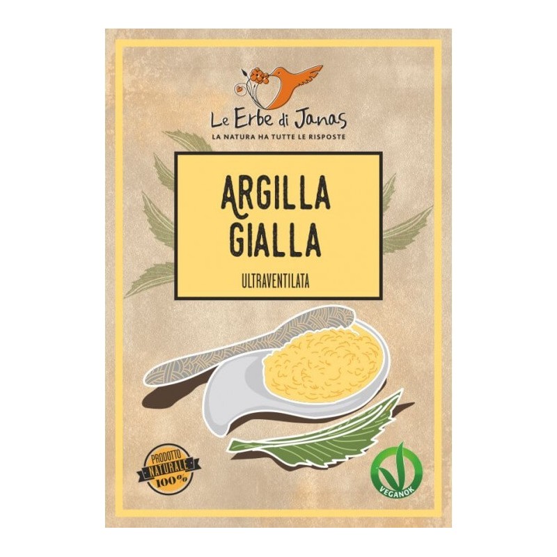 Yellow Clay Le Erbe di Janas Clay  Available on Yumibio.com