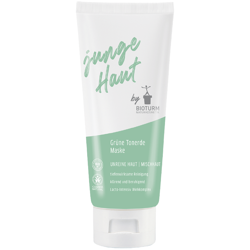 Bioturm  Maschera all'Argilla Verde per Pelle Giovane  Maschere Viso