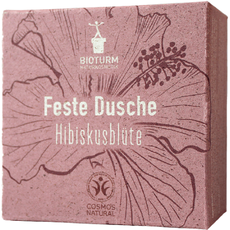 Gel Douche Solide aux Fleurs d'Hibiscus n.137 Bioturm Bain Moussant Bio   Disponible sur Yumibio.com