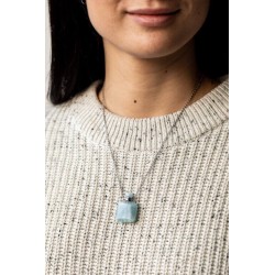 Collier d'aromathérapie - Aigue-marine Olfattiva L'aromathérapie et les Parfums   Disponible sur Yumibio.com