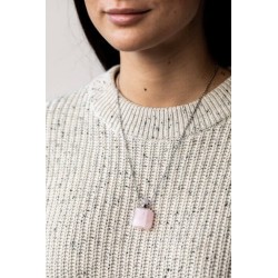 Collier d'aromathérapie - Quartz rose Olfattiva L'aromathérapie et les Parfums   Disponible sur Yumibio.com