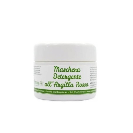 Antos Cosmetici  Maschera Detergente all'Argilla Rossa  Maschere Viso