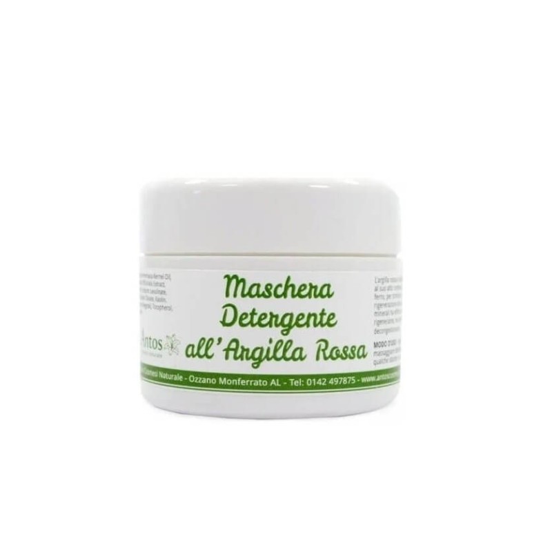 Masque Nettoyant à l'Argile Rouge Antos Cosmetici Masque   Disponible sur Yumibio.com