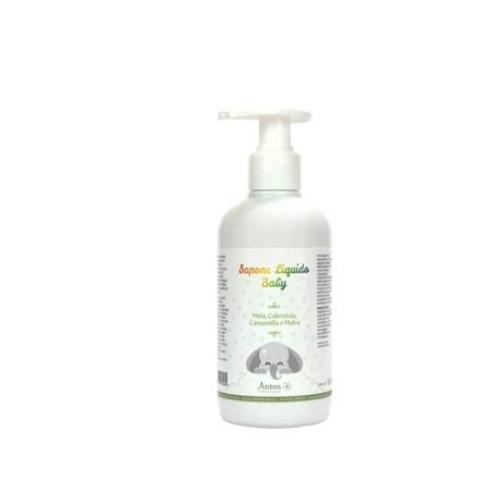 Savon Liquide doux pour les Enfants, de camomille et de calendula Antos Cosmetici La mère et l'Enfant   Disponible sur Yumibi...