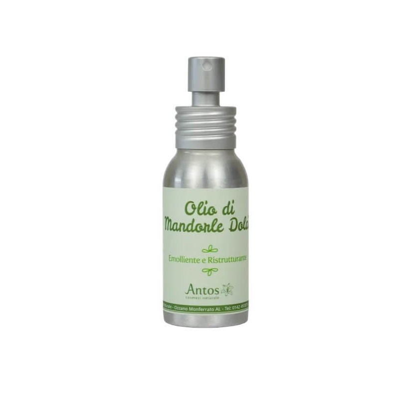 L'huile d'amande Douce Pure Antos Cosmetici Huiles et de Macération   Disponible sur Yumibio.com
