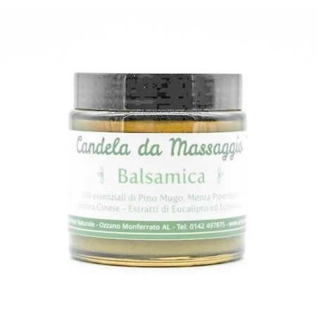 Antos Cosmetici  Candela da Massaggio Balsamica  Oli e Burri