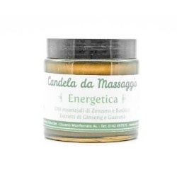 Massage candle Energy Antos Cosmetici Oils and Butters  Available on Yumibio.com