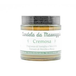 Antos Cosmetici  Candela da Massaggio Cremosa  Oli e Burri