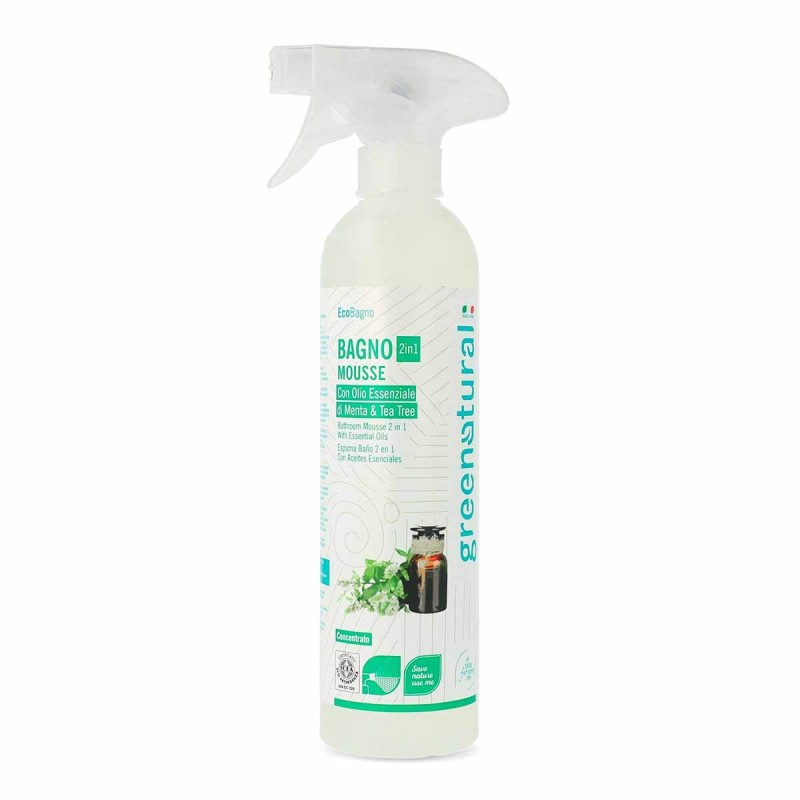 Greenatural  Mousse Bagno 2 in 1  Bagno e Wc