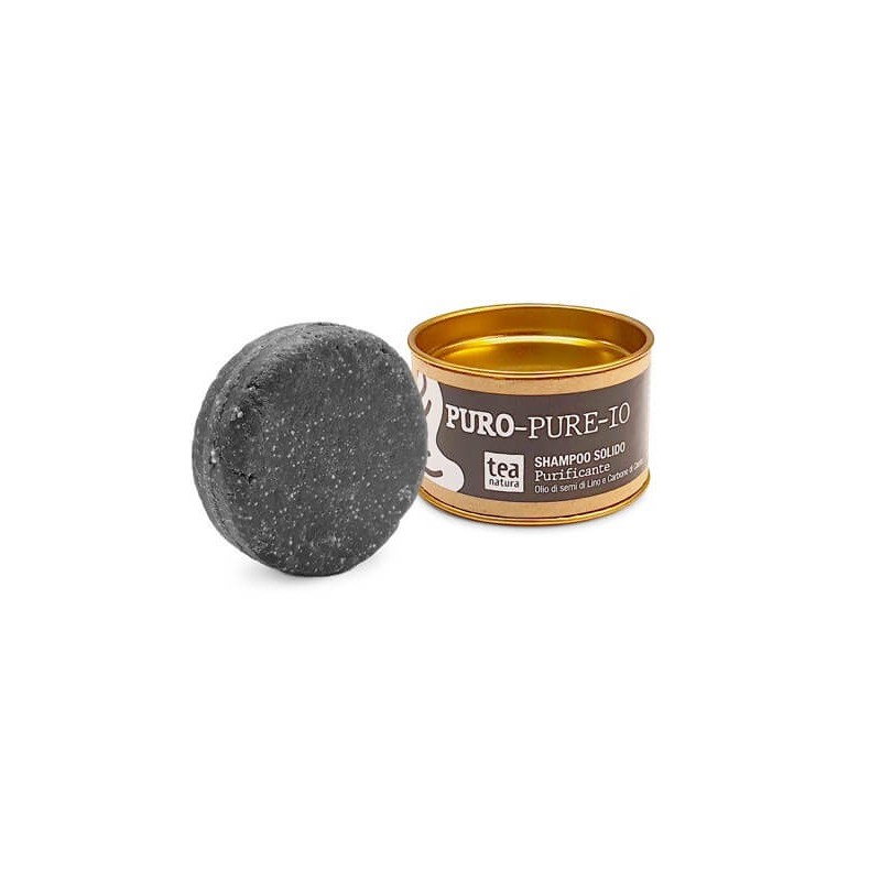 Pure Purifying Solid Shampoo-Pure-Io Tea Natura Shampoo Solid  Available on Yumibio.com