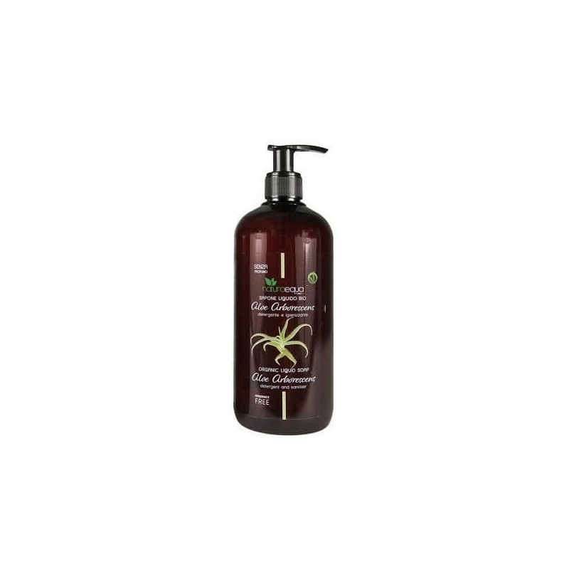 Savon liquide aloe arborescens Naturaequa Savon   Disponible sur Yumibio.com