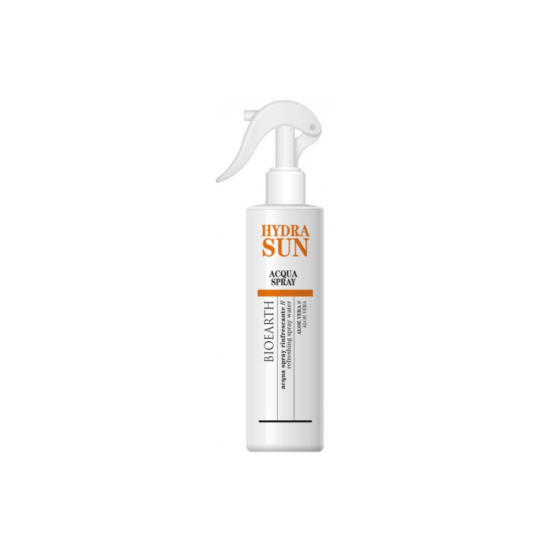 Bioearth  Acqua Spray Corpo Aloe e Acido Ialuronico - Hydra Sun  Dopo Sole bio