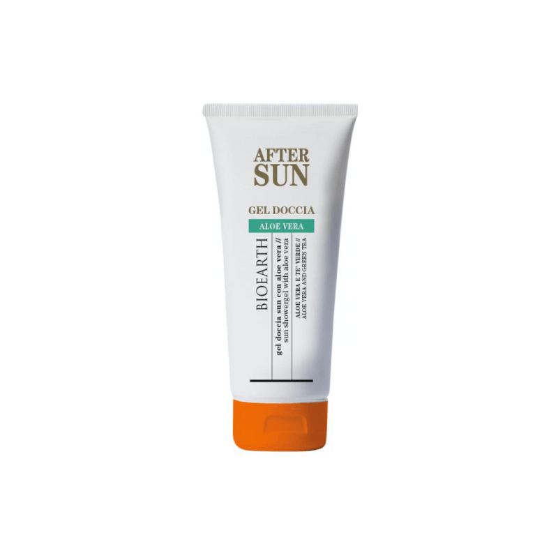 Bioearth  Gel Doccia Doposole con Aloe - After Sun Gel  Dopo Sole bio