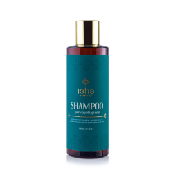 Isha  Shampoo per Capelli Grassi Neem, Tulsi,Amla  Shampoo bio capelli grassi