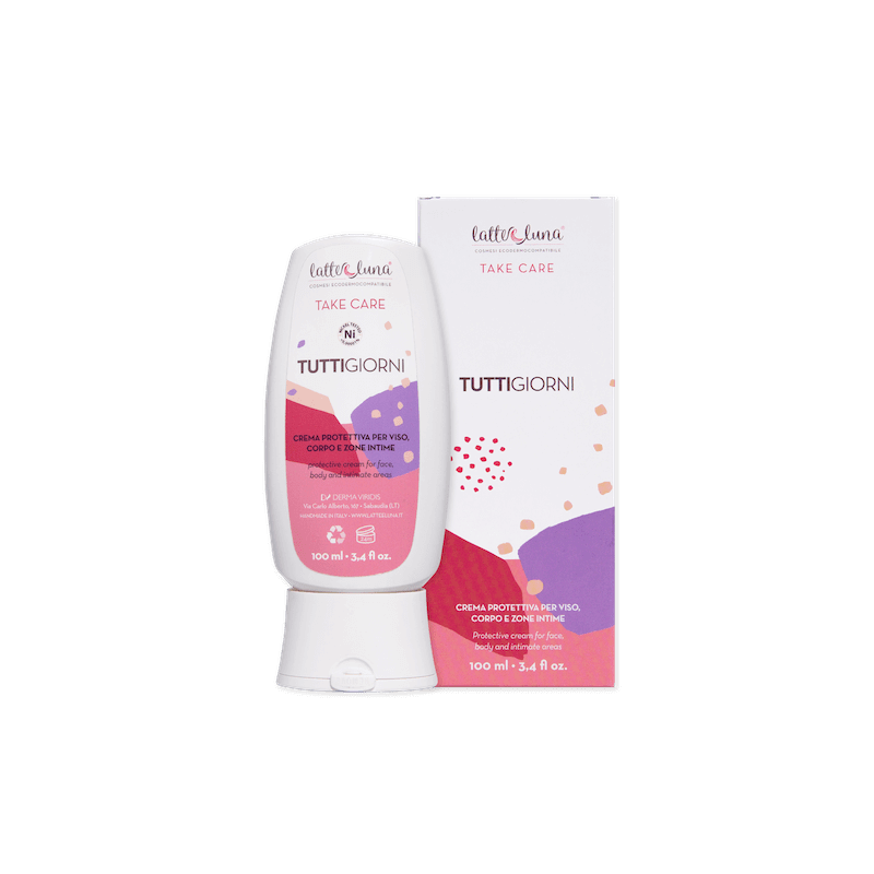 Crème protectrice Visage, Corps et zones intimes Alldays Latte e Luna La Couche-Évolution   Disponible sur Yumibio.com