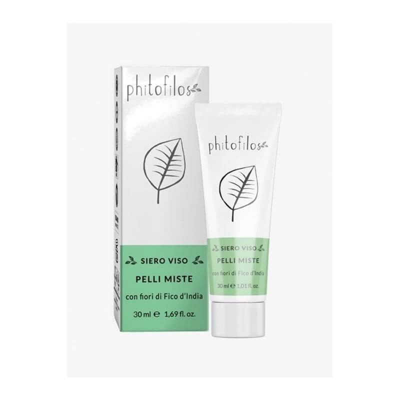 Face Serum mixed skin with prickly pear flowers Phitofilos Sera  Available on Yumibio.com