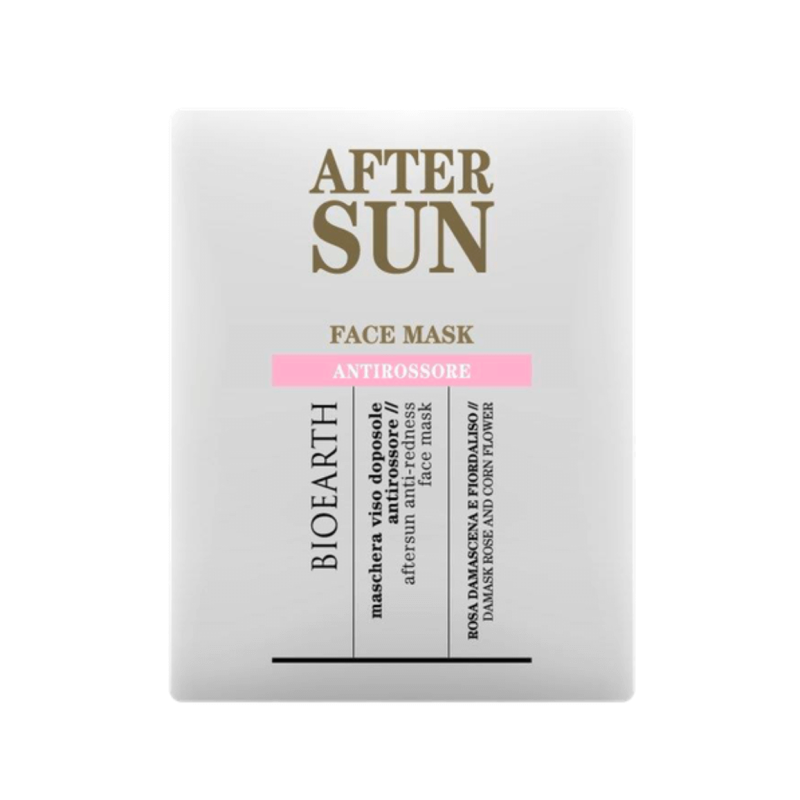 Bioearth  Maschera viso antirossore After Sun  Dopo Sole bio