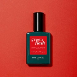 Vernis à Ongles Semi-Permanent Flash Rouge-Vert Pavot Manucurist Vernis à ongles semi-permanents   Disponible sur Yumibio.com