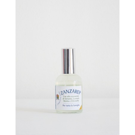 Anti mosquito Spray with Essential Oils-Zanzarep 50ml Olfattiva Organic Mosquito spray  Available on Yumibio.com
