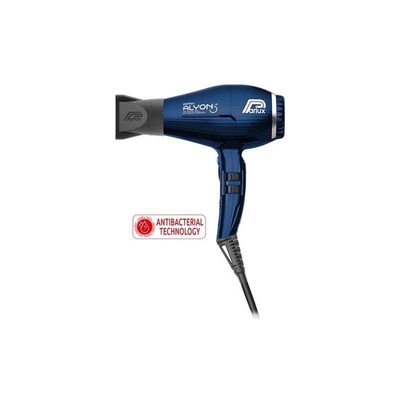 Professional Hair Dryer - Parlux Alyon Night Blue Antibacterial Parlux Brushes and Combs  Available on Yumibio.com