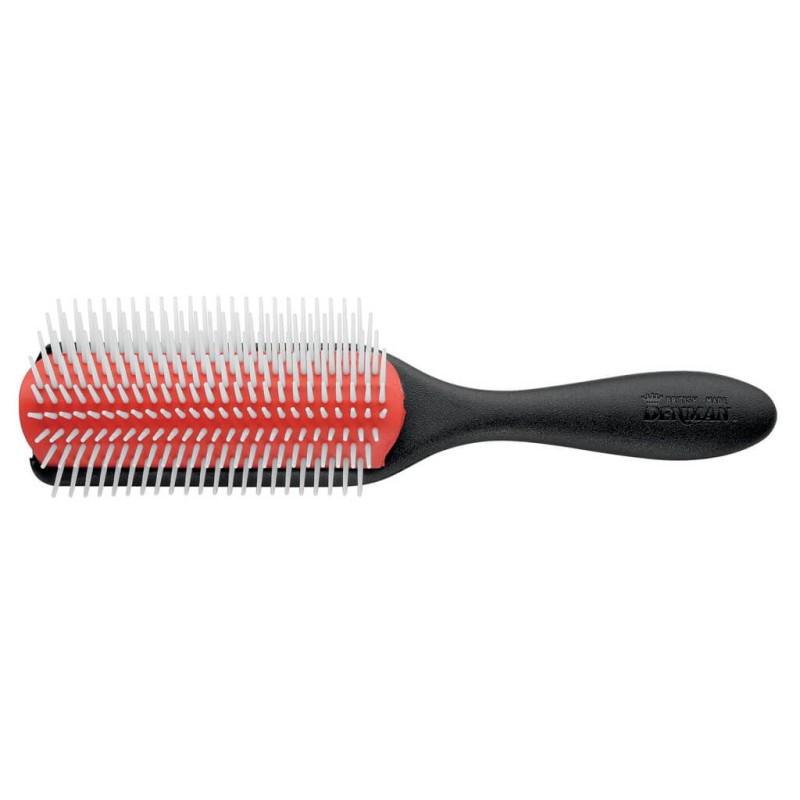 Denman D4 white brush with 9 rows of teeth Denman Brushes and Combs  Available on Yumibio.com