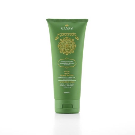 Enveloppement fortifiant pour les cheveux - Hyalurvedic Gyada Cosmetics Les masques   Disponible sur Yumibio.com