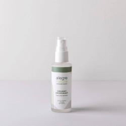 Mild deodorant Sage and mint Spray Allegro Natura Deodorants  Available on Yumibio.com