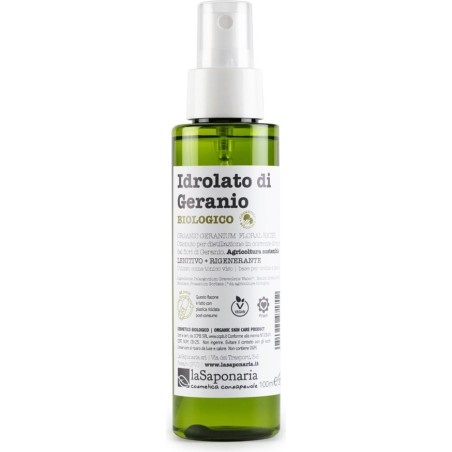 La Distillation du Géranium La Saponaria Idrolati   Disponible sur Yumibio.com