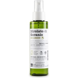 Distillation of Geranium La Saponaria Idrolati  Available on Yumibio.com