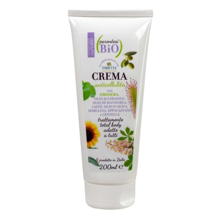 Crème anti-cellulite et remodelante à la Drosera Parentesi Bio La Cellulite et les vergetures   Disponible sur Yumibio.com