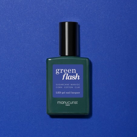 Émail Semi-Permanent Outremer - Flash Vert Manucurist Vernis à ongles semi-permanents   Disponible sur Yumibio.com