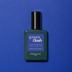Émail Semi-Permanent Outremer - Flash Vert Manucurist Vernis à ongles semi-permanents   Disponible sur Yumibio.com