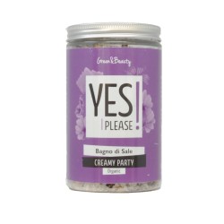 Salt bath - cream Party Green & Beauty Body Scrub  Available on Yumibio.com