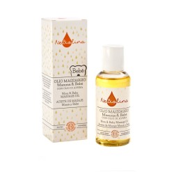 Massage à l'huile maman et bébé Nebiolina Les huiles de corps   Disponible sur Yumibio.com