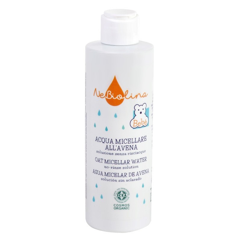 Micellar Water with oats Nebiolina Detergents  Available on Yumibio.com