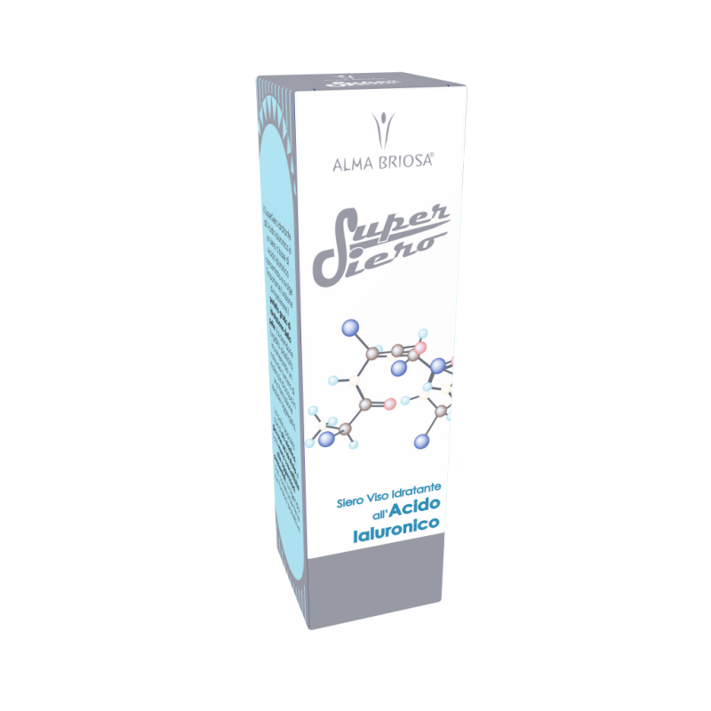Alma Briosa  SuperSiero Viso Idratante all'Acido Ialuronico  Booster e Attivi